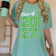 Class Of 2027 Senior 27 High School Graduation Senior 2027 Women's Comfort Colors T-Shirt Chalky Mint