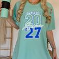 Class Of 2027 Senior 2027 Graduation Women's Comfort Colors T-Shirt Chalky Mint