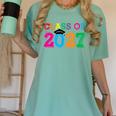 Class Of 2027 Shirt For Boys And Girls Fun 2027 Graduation Women's Comfort Colors T-Shirt Chalky Mint