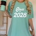 Class Of 2028 Shirt Graduation Him Her Senior Class Women's Comfort Colors T-Shirt Chalky Mint