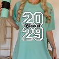 Class Of 2029 Graduating School Class Of 2029 Graduation Women's Comfort Colors T-Shirt Chalky Mint
