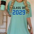 Class Of 2029 Graduation T-Shirts Women's Comfort Colors T-Shirt Chalky Mint