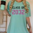 Class Of 2032 Graduation T-Shirts Women's Comfort Colors T-Shirt Chalky Mint