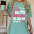 Class Of 2032 She Believed She Could Kids Graduation T-Shirt Women's Comfort Colors T-Shirt Chalky Mint