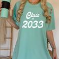 Class Of 2033 Shirt Graduation Him Her Senior Class Women's Comfort Colors T-Shirt Chalky Mint