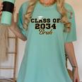 Class Of 2034 Senior 2034 Graduation Bruh Women's Comfort Colors T-Shirt Chalky Mint