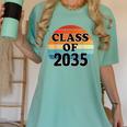 Class Of 2035 Senior Graduate Retro Graduation Women's Comfort Colors T-Shirt Chalky Mint