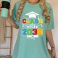 Class Of 2038 First Day Of School & Graduation 2038 Women's Comfort Colors T-Shirt Chalky Mint