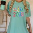 Class Of 2038 Pre K Graduate Preschool Graduation Women's Comfort Colors T-Shirt Chalky Mint