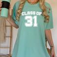 Class Of 31 2031 School Tee Shirt Graduation Class Party Women's Comfort Colors T-Shirt Chalky Mint