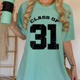 Class Of 31 Date High School Kindergarten Graduation Shirt Women's Comfort Colors T-Shirt Chalky Mint