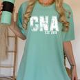 CNAs Graduation Shirt CNA Est 2019 Women's Comfort Colors T-Shirt Chalky Mint
