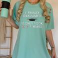 College Graduation Class Of 2021 Finally Graduated Women's Comfort Colors T-Shirt Chalky Mint