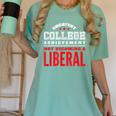 College Graduation For Conservatives Women's Comfort Colors T-Shirt Chalky Mint