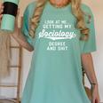 College Graduation For Him Her Getting Sociology Degree Women's Comfort Colors T-Shirt Chalky Mint