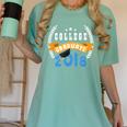 College Graduation Shirts Graduate Grad 2018 Women's Comfort Colors T-Shirt Chalky Mint