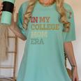 In My College Mom Era College Graduation For Mom Women's Comfort Colors T-Shirt Chalky Mint