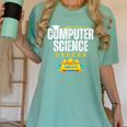 Computer Science Degree Graduation Senior Celebration Grad Women's Comfort Colors T-Shirt Chalky Mint