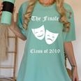 Cool Theater Graduation Tshirt Tragedy And Comedy Masks Women's Comfort Colors T-Shirt Chalky Mint