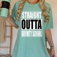 Cool Straight Outta Divinity School Graduation Shirt Women's Comfort Colors T-Shirt Chalky Mint