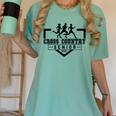 Cross Country Senior Night Senior 2025 Graduation Party 40 Women's Comfort Colors T-Shirt Chalky Mint