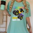 I Crushed Kindergarten Monster Truck Graduation Boys Small Women's Comfort Colors T-Shirt Chalky Mint