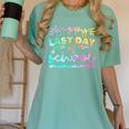 Custodian Life Graduation Day Last Day Of School Tie Dye Women's Comfort Colors T-Shirt Chalky Mint