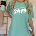 Cute Class Of 2019 Distressed Senior Graduation 2019 Women's Comfort Colors T-Shirt Chalky Mint