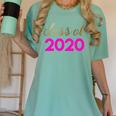 Cute Graduation Shirt Class Of 2020 Shirt Women's Comfort Colors T-Shirt Chalky Mint