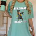 Dabbing Graduation Class Of 2025 Girls 5th Grade Nailed It Women's Comfort Colors T-Shirt Chalky Mint