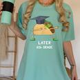 Dabbing Taco 6th Grade Graduation Shirt Sixth Grade Later Women's Comfort Colors T-Shirt Chalky Mint