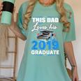 Dad Of a 2019 Graduate Shirt Proud Dad Graduation Grad Shirt Women's Comfort Colors T-Shirt Chalky Mint