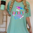 My Daddy Did It Tee Graduation Graduated Dad Proud Children Women's Comfort Colors T-Shirt Chalky Mint