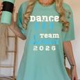 Dance Team Senior 2026 Senior Night Graduation Grad Women's Comfort Colors T-Shirt Chalky Mint
