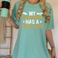 My Daughter Has A Doctorate Graduation Mom PhD Graduate Mom Women's Comfort Colors T-Shirt Chalky Mint