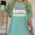 Dental Hygienist Graduation Future Dental Hygienist Women's Comfort Colors T-Shirt Chalky Mint