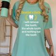 Dentist Dental School Graduation Tooth Oath Dentistry Women's Comfort Colors T-Shirt Chalky Mint