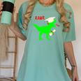 Dinosaur Rawr Diploma Grad Graduate Graduation Women's Comfort Colors T-Shirt Chalky Mint