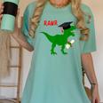 Dinosaur Rawr Diploma Graduate Graduation Women's Comfort Colors T-Shirt Chalky Mint