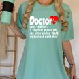 Doctor For Medical Med Student Graduation Women's Comfort Colors T-Shirt Chalky Mint