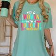 Doctorate Degree PhD Graduation PsyD Woman EdD Psychology Women's Comfort Colors T-Shirt Chalky Mint
