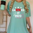 Earned It 2023 For Nurse Graduation Or RN LPN Class Of 2023 Women's Comfort Colors T-Shirt Chalky Mint