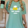 Earned Not Given Shirt RN Nurses Graduation 2019 Her Women's Comfort Colors T-Shirt Chalky Mint