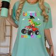 I Easily Crushed Kindergarten Graduation 2022 Truck Dinosaur Women's Comfort Colors T-Shirt Chalky Mint