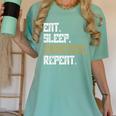 Eat Sleep Robotics Repeat Shirt Graduation Women's Comfort Colors T-Shirt Chalky Mint