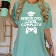 Elementary School Level Complete Gamer Graduation Day 2024 Women's Comfort Colors T-Shirt Chalky Mint