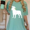 English Mastiff Graduation Dog Graduate Women's Comfort Colors T-Shirt Chalky Mint