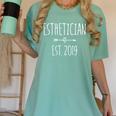 Esthetician Graduation 2019 Shirt Women's Comfort Colors T-Shirt Chalky Mint