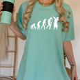 Evolution Of Dab Dabbing Dabbin' Graduation School T-Shirt Women's Comfort Colors T-Shirt Chalky Mint