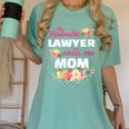 My Favorite Lawyer Calls Me Mom Graduation Women's Comfort Colors T-Shirt Chalky Mint